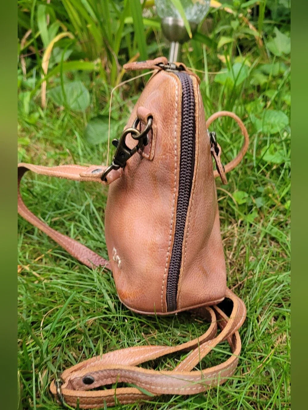 Bed Stu Leather Bag Venture Tan Rustic Mason